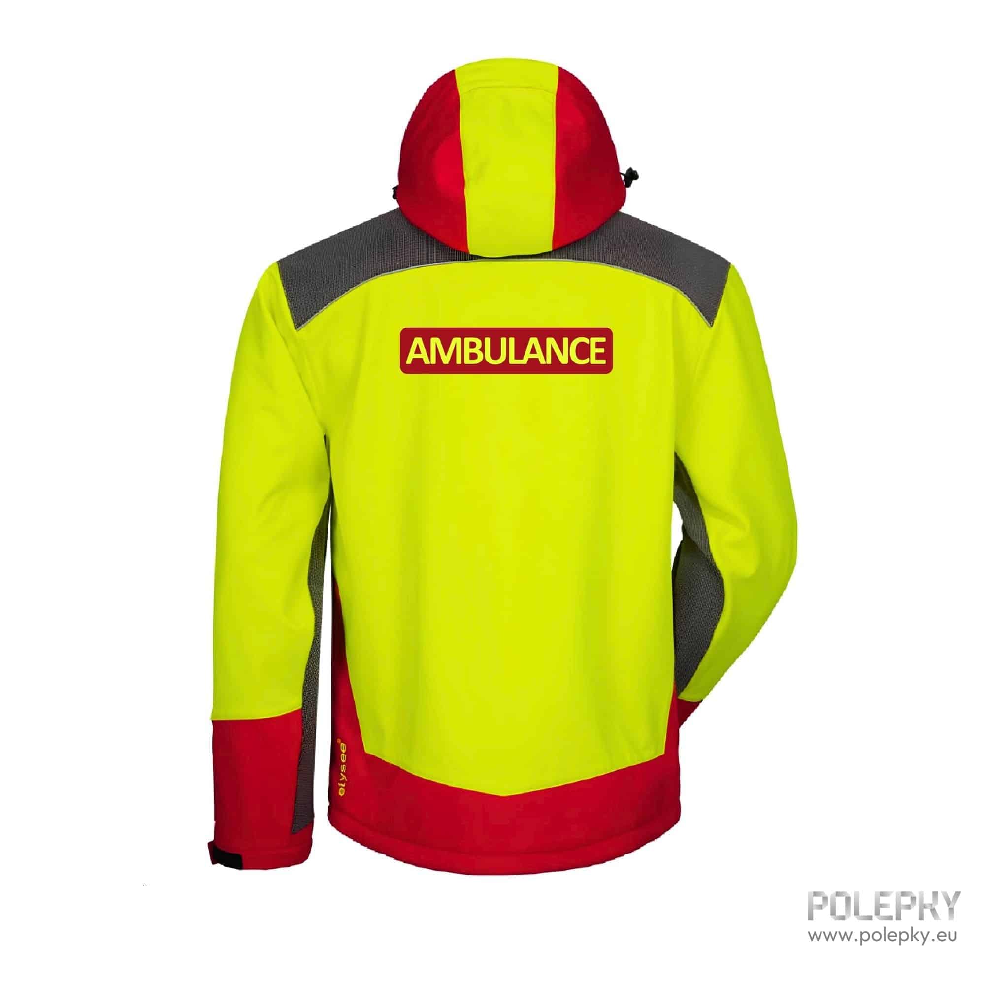 Softshellová bunda HiVis - Zdravotnická - Obrázek 2