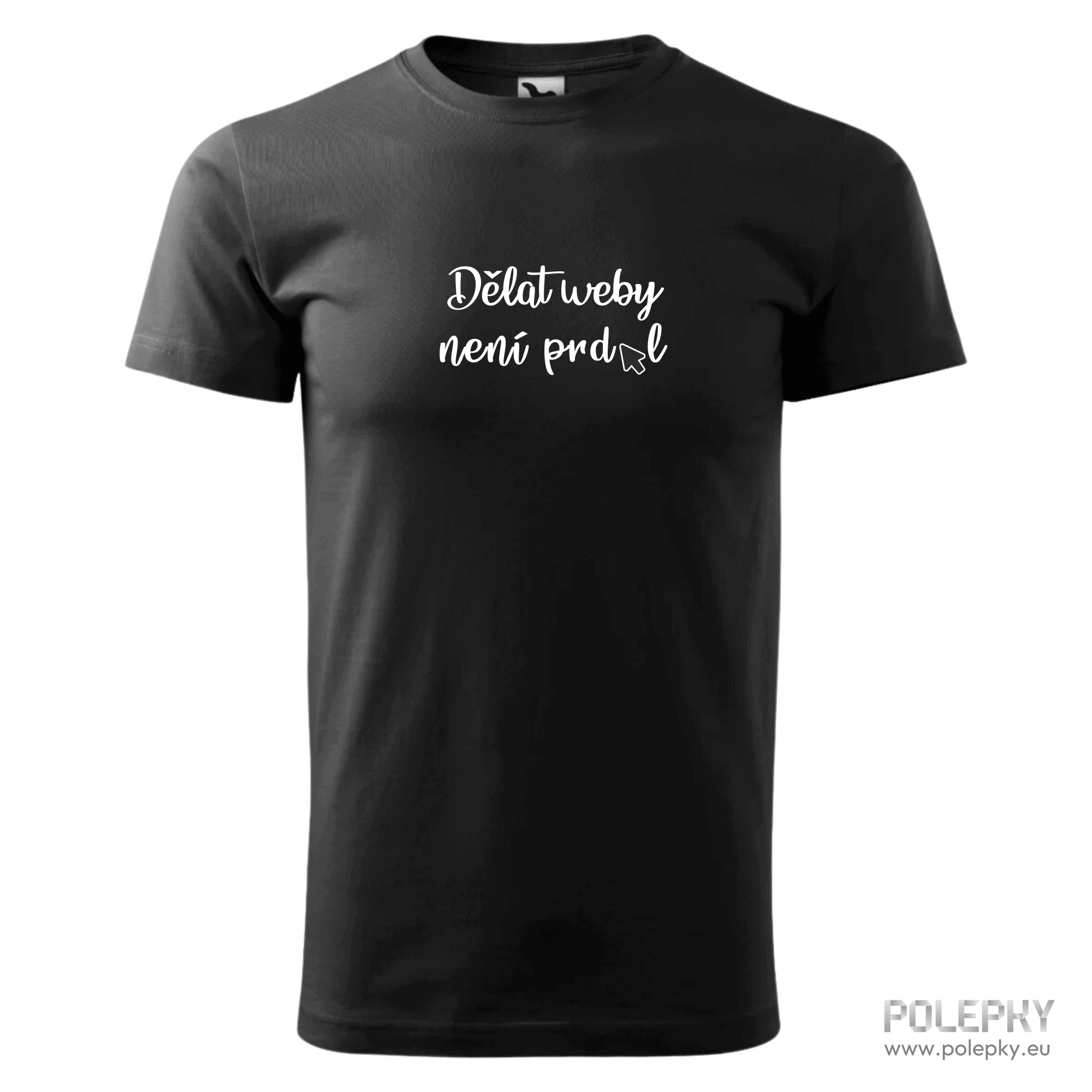 Dělat weby není prdel - pánské - černé